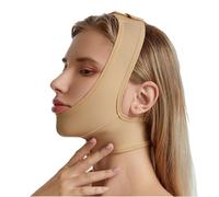 WKZSXXMJ Faja Tonificante Facial para Mujer Faja Reductora para Papada y Soporte para el Mentón Faja Compresiva Facial para Después de la Liposucción(L)