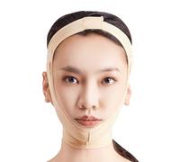 WKZSXXMJ Fajas Faciales Postquirúrgicas Faja para Papada para Mujeres Faja Compresiva para Cuello y Barbilla Elevación de Barbilla(M)