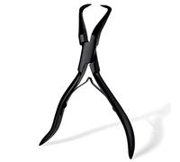 Wlauqueta - 1 pinza para extensiones de cabello de acero inoxidable, microlink, pinza para quitar las perlas para extensiones de cabello