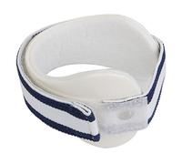 Wlauqueta 1 unidad de soporte ajustable para codo de tenista epicondilitis alivio del dolor blanco (L)