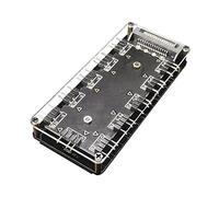 Wlauqueta 10 puertos RGB ventilador HUB PC escritorio 5V 3pin ARGB divisor extensión adaptador de corriente portátil piezas de repuesto accesorios