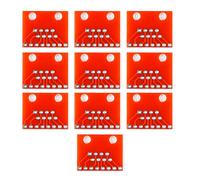 Wlauqueta 10 unidades conectores modulares portátiles/conectores Ethernet tarjeta módulo conector adaptador de tarjeta de derivación RJ45