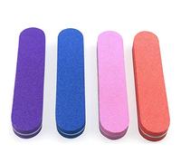 Wlauqueta 120 unidades serías de uñas sello de uñas profesional marca uñas gel herramienta colorido papel de lija manicura conjunto