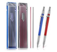 Wlauqueta 2 lápices Welders con 24 minas de 2 mm con sacapuntas integrado