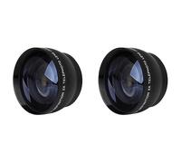 Wlauqueta 2 piezas 52mm lente teleobjetivo 2 veces para AF-S 18-55mm 55-200mm