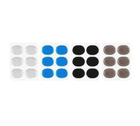 Wlauqueta 24 piezas Serie almohadillas amortiguadores de silicona, Drum Snare Mute Pad Amortiguador de Tambor Suave Almohadillas Adecuado para Batería Control de Tono