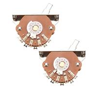 Wlauqueta 2X Interruptores de Selección Pick-Up Palanca de 3 vías para Reemplazo Interruptor de Guitarra Eléctrica