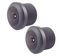 Wlauqueta 2X Tecnología 1/3 Pulgada 1.8mm Lente Ángulo Negro de Videovigilancia de 170 Grados