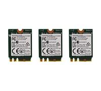 Wlauqueta 3X Adaptador sin para Tarjeta WiFi Realtek RTL8723BE 802.11N Tarjeta Bluetooth 4.0 NGFF 843338-001 300Mbps