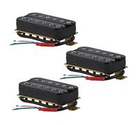 Wlauqueta 3X Guitarra Eléctrica Humbucker Pick-Ups Puente Alnico V Pick-Up Negro
