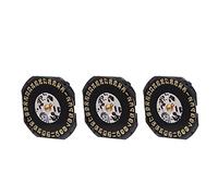 Wlauqueta 3X Movimiento de Reloj de Cuarzo VX42 VX42E Fecha a 3'/4.5' sin Accesorios de Piezas de Repuesto Reloj de Batería, Negro