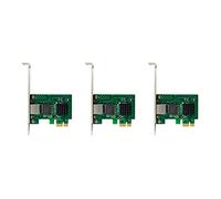 Wlauqueta 3X Tarjeta de red I225-V, Tarjeta de red Pci-E I225 2.5G Ethernet Server para ordenadores de sobremesa