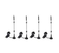 Wlauqueta 4X Antena de enrutador WiFi de alta ganancia para cámara IP sin 9DBi macho SMA 2.4 GHz 5 GHz