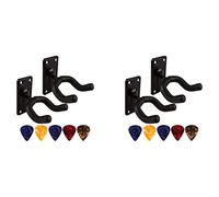 Wlauqueta 4x gancho de suspensión de guitarra soporte de pared antideslizante para guitarra, ukelele, violín, accesorios de instrumento de guitarra