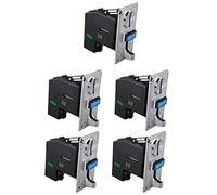 Wlauqueta 5X Selector de Aceptadores de Monedas MúLtiples para Máquinas Expendedoras de Mecanismos Mech Arcade Game