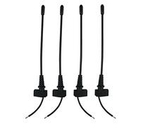 Wlauqueta - Antena de micrófono de 4 piezas adaptada para EW100G2/100G3 de reemplazo de la pieza de micrófono de reparación de bolsa de micrófono