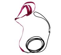 Wlauqueta Arnés y correa para pájaros, correa para arnés ajustable para loro, cuerda de entrenamiento para mascotas, antimordeduras, arnés y correa al aire libre (S)