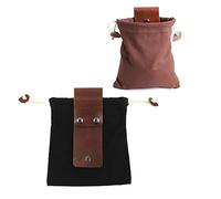 Wlauqueta - Bolsa de almacenamiento plegable para senderismo, camping, color marrón y negro, Marrón y Negro