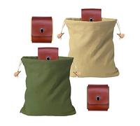 Wlauqueta - Bolsa de almacenamiento plegable para senderismo, camping, color verde, Verde y Caqui