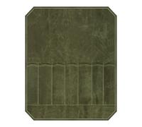 Wlauqueta - Bolsa para cuchillos de camping portátil, bolsa de cuchillos de cocina, lona cubiertos, cuchillos, cuchillos, bolsa de almacenamiento de transporte, verde del ejército, verde