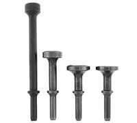 Wlauqueta - Cabeza de martillo de sólido de acero duro 4 unidades de aire Chisel para golpear y quitar el óxido