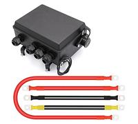 Wlauqueta Caja de Contactor de Control de Relé de Solenoide de Cabrestante para Cabrestante Eléctrico ATV UTV 8000-17000Lbs 12V