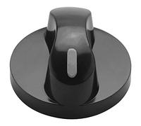 Wlauqueta cocina de plástico botón giratorio de cocina de gas, horno eléctrico, negro