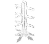 Wlauqueta Color Transparente de Plástico Gafas Gafas de Sol Presentoir Gafas de Sol Gafas Encimera Presentador Transparente