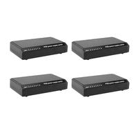 Wlauqueta - Fuente de alimentación de inyector conmutador, 8 puertos 6 + 2 POE sobre Ethernet RJ45 sin adaptador de corriente para cámaras de 10/100 m