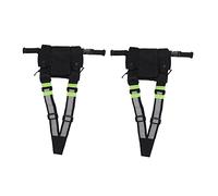 Wlauqueta - Juego de 2 radios de bolsillo, para rayos UV, 5 R, Negro y verde.