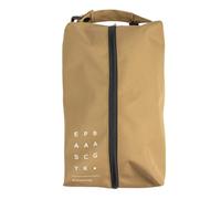 Wlauqueta La bolsa de almacenamiento portátil con transparente puede almacenar zapatos, los cierres dobles claros pueden abrirse y cerrarse y se pueden colgar y fijar, caqui