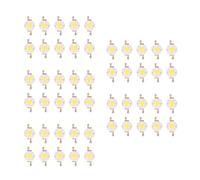 Wlauqueta - Lote de 50 unidades (2 , 3 W, cálido, LED, emisores de cuentas, 100 - 110 )