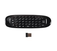 Wlauqueta Mini Air Mouse Fly Air Mouse Teclado sin Airmouse para 9.0 8.1 Android TV Box/PC/TV Smart TV Mini 2.4G (C120)