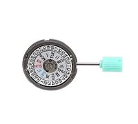 Wlauqueta Movimiento de reloj NH06A/NH06 Movimiento mecánico de alta precisión con 21 brocas, plata, correa