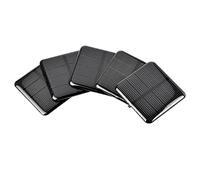 Wlauqueta - Paneles solares de 10 unidades, 2 V, 160 A, 50 x 50 mm, para batería cargadores de teléfono celular, módulo de silicio monocristalino