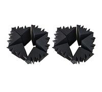 Wlauqueta Paquete de 16 paneles acústicos de espuma - Azulejos acústicos de espuma para estudio - Compensadores acústicos de espuma 12 x 12 x 24 cm