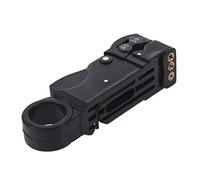 Wlauqueta - Pelacables coaxiales de 3 cuchillas para cables RG58, 59/62, 3C, 4C