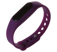 Wlauqueta Reloj LED Moda Gel de Sílice para Niños, Púrpura,