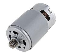 Wlauqueta RS550 18 V 19500 Min DC Motor de velocidades 11 dientes y caja de cambios con par para taladro eléctrico/destornillador