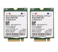 Wlauqueta - Tarjeta de red (2 unidades, módulo de tarjeta WWAN EM7345, 4G, LTE para X250, X1C, W550, T450, X240, T440, compatible con LTE/HSPA, EMEA)