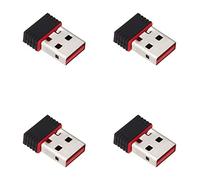 Wlauqueta - Tarjeta de red (4 unidades, USB WiFi, adaptador LAN 802.11/B, sin 150 Mbps, 4 unidades)