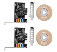 Wlauqueta - Tarjeta de sonido PCIe 5.1, PCI Surround 3D para PC con alto rendimiento directo y soporte bajo