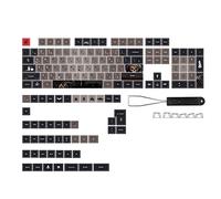 Wlauqueta Tema De 150 Teclas Keycap Doble -Shot Backlight Keycap para MéCanique Cap Sub Keycaps