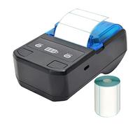 Wlauqueta - Tiqueadora térmica de 58 mm sin BT Mini Impresora de Tiquetas Impresora de Códigos Barras con Batería Recargable, B