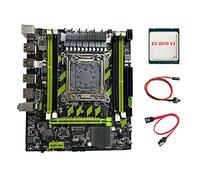 Wlauqueta X79G LGA2011+CPU E5 2670 V2+cable conmutador+cable SATA soporte 4XDDR3 ranura M.2 NVME PCI-E X16 6XUSB2.0 SATA3.0