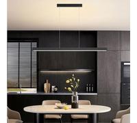 WLBHWL Iluminación Colgante De Isla De Cocina, Lámpara Lineal, Lámpara Colgante LED Regulable para Comedor, Cocina, Barra De Desayuno, Sala De Estar