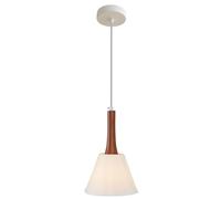 WLBHWL Lámpara Colgante De Cerámica Blanca Con Cable Ajustable, Acabado En Madera Maciza, Estilo Vintage, Para Techo, Ideal Para Isla De Cocina, Bar, Comedor, Dormitorio, Vestíbulo