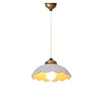 WLBHWL Lámpara Colgante De Cerámica De 9,06 Pulgadas Para Isla De Cocina, Lámpara Colgante Con Pantalla De Cerámica Vintage, Luminaria De Techo Simple Para Comedor, Mesita De Noche, Cocina, Pasillo.