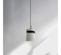 WLBHWL Lámpara Colgante De Hormigón, Lámpara Colgante Estilo Granja Industrial De 1 Luz, Lámpara Colgante De Campana De Cemento con Decoración De Cuerda De Cáñamo para Una Iluminación Montada