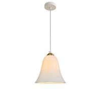 WLBHWL Lámpara Colgante Minimalista Moderna, 20 Cm, Pantalla De Cerámica Blanca Y Acabado Metálico, Luminaria De Techo Colgante Sencilla Y Ajustable Para Isla De Cocina, Comedor.
